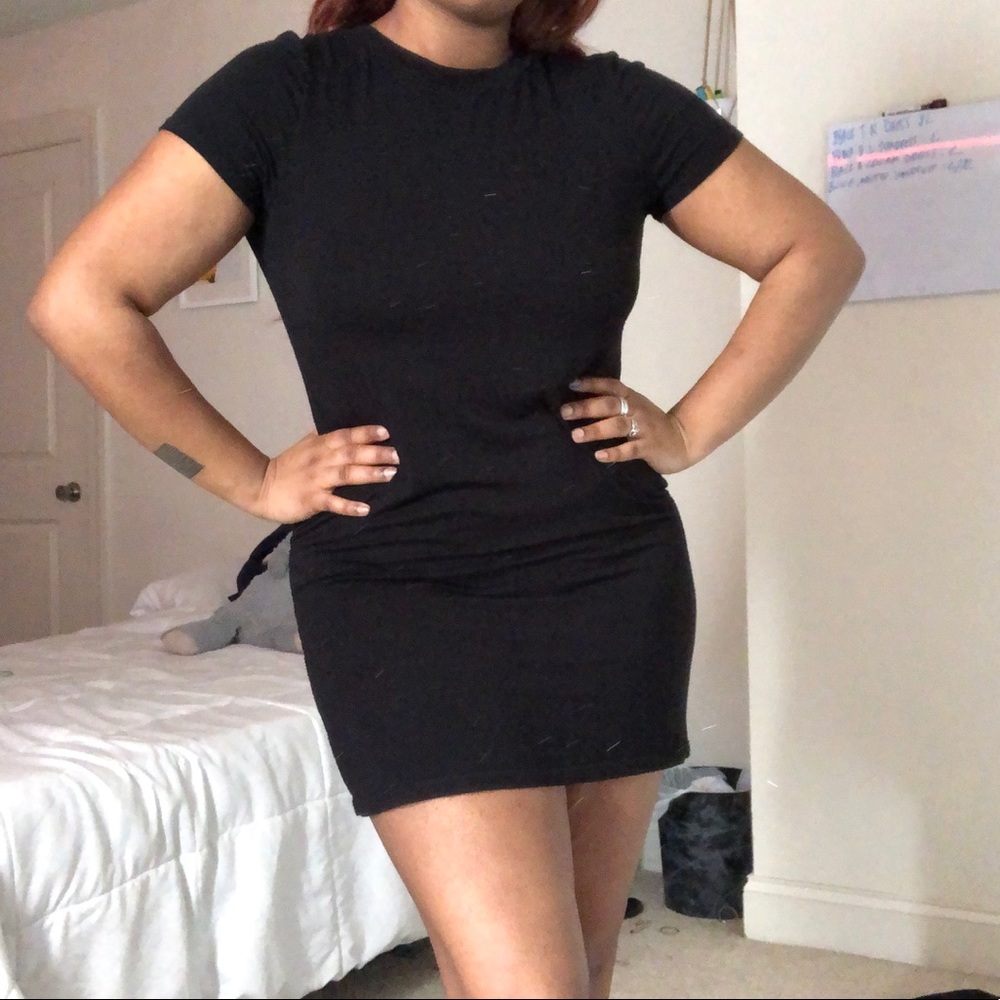 Basic Black Dress from F21